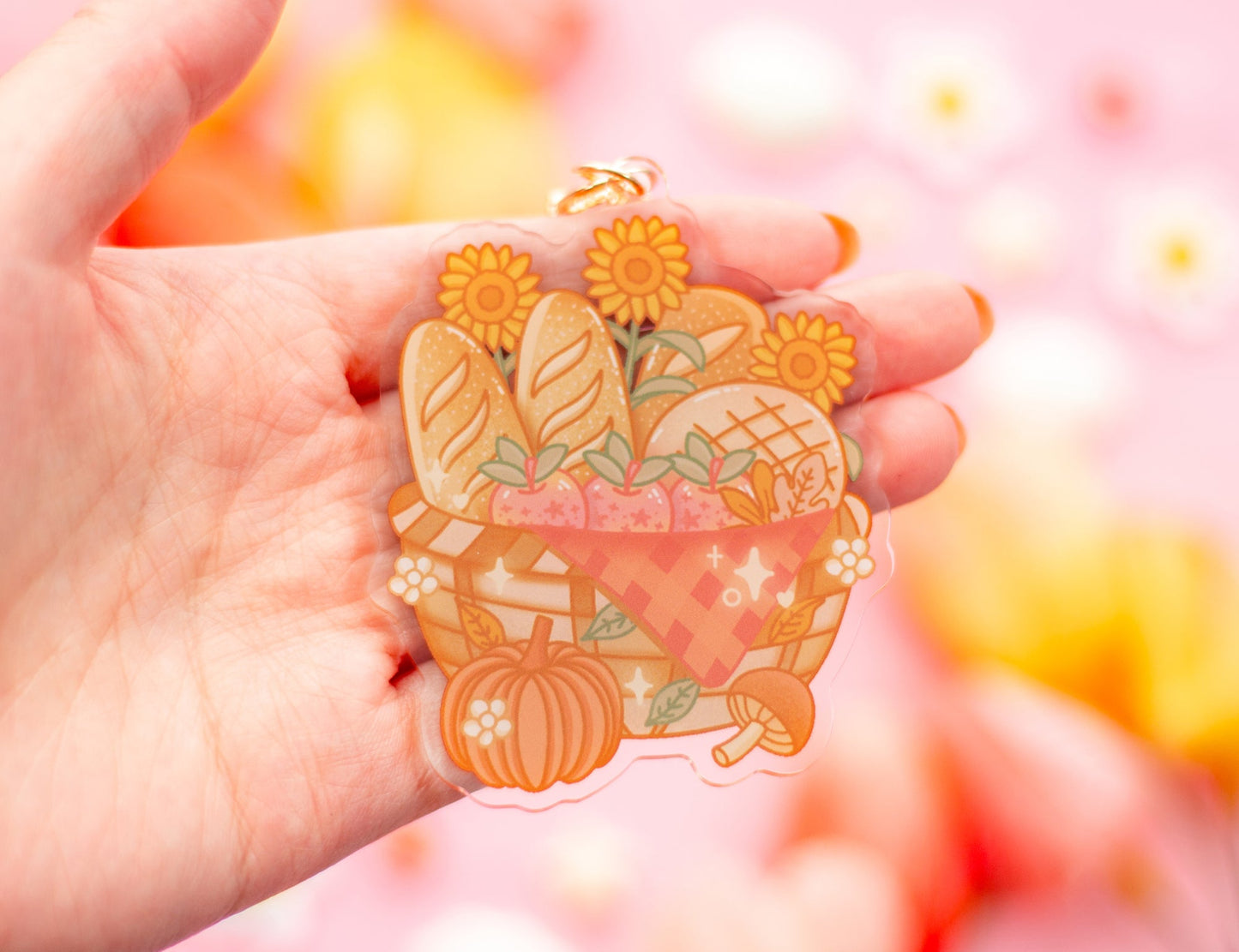 Bread Basket Keychain