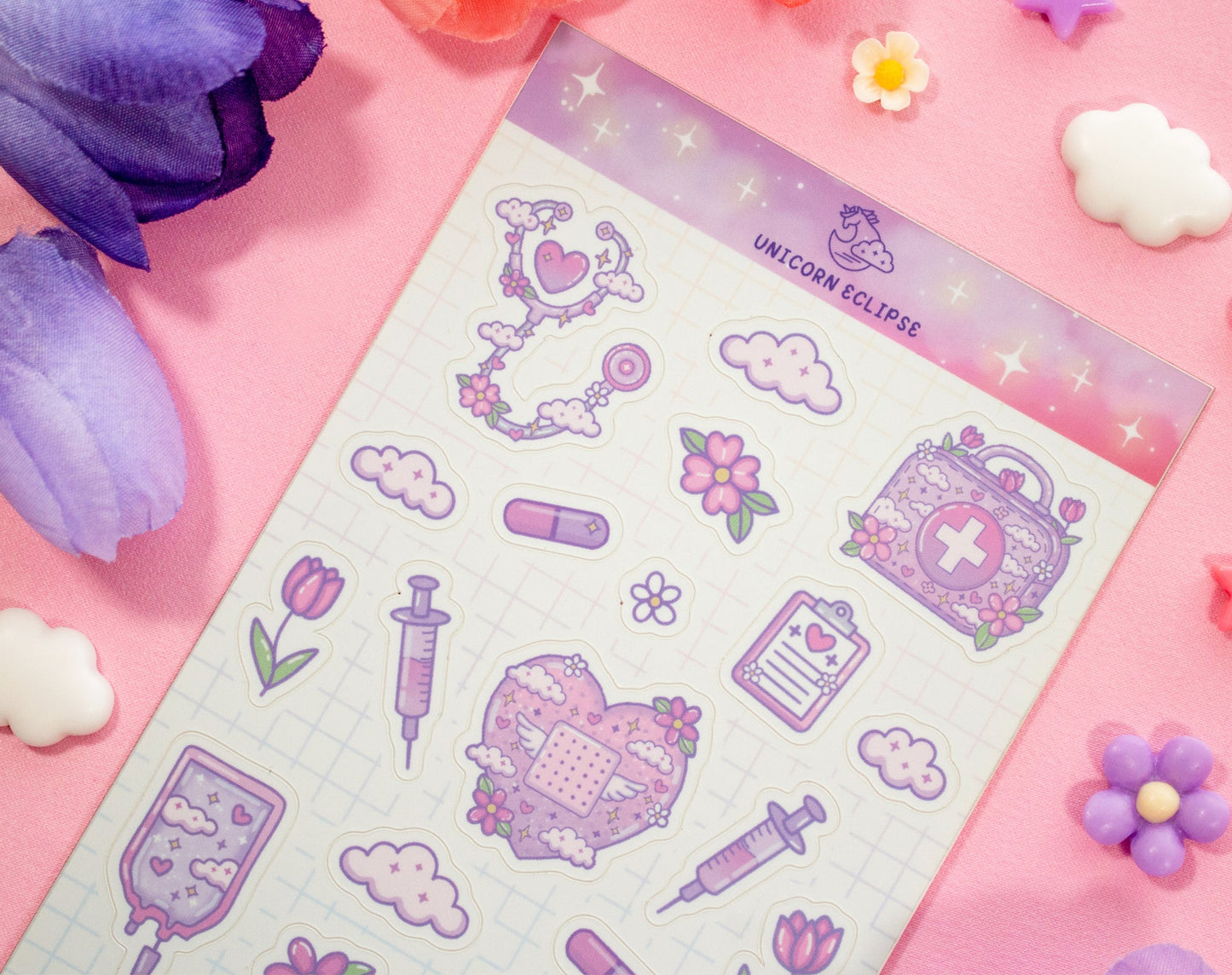 Healing Hearts Sticker Sheet
