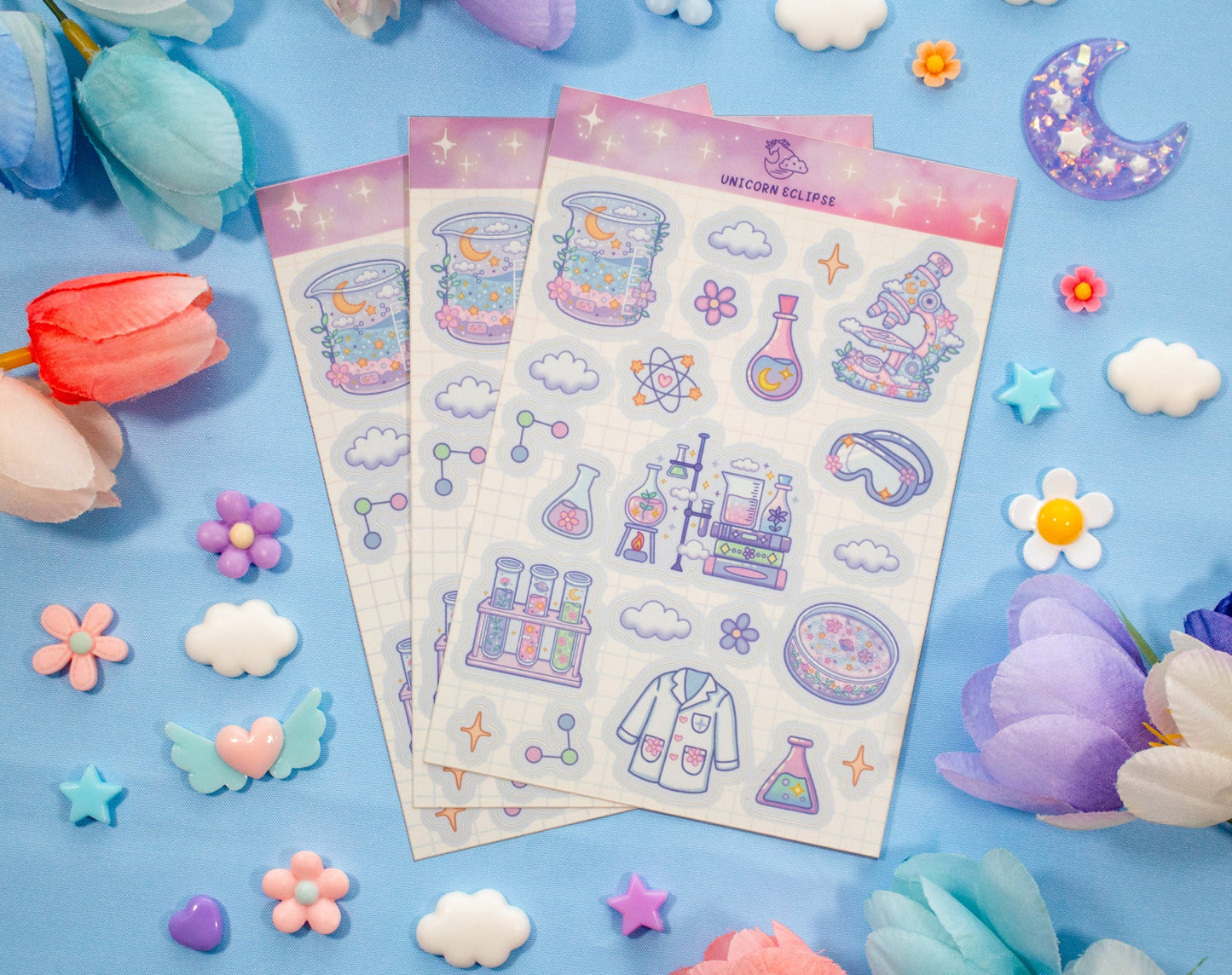 Curious Chemistry Sticker Sheet