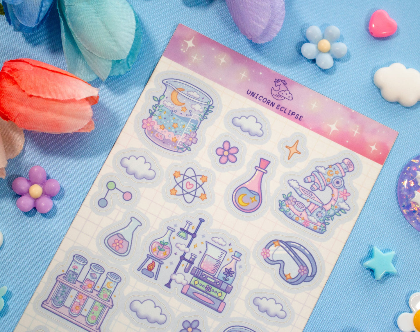 Curious Chemistry Sticker Sheet