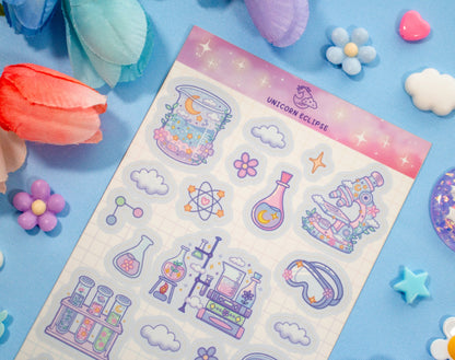 Curious Chemistry Sticker Sheet