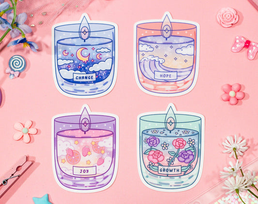 Affirmation Candle Sticker