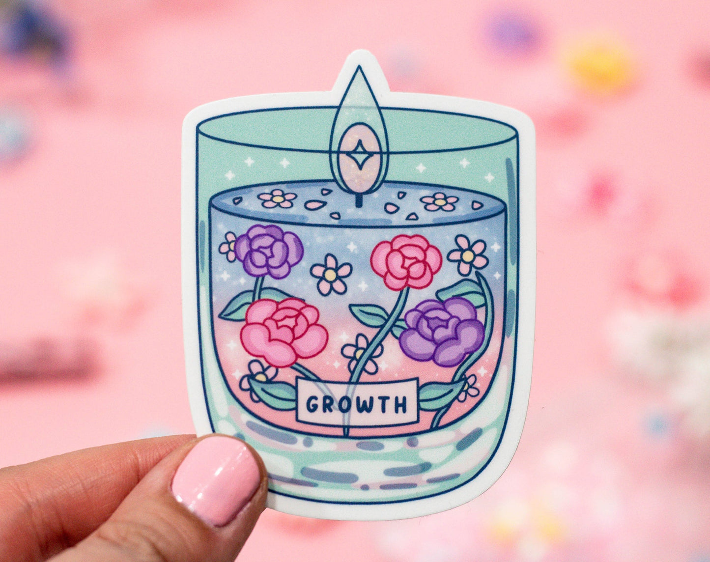 Affirmation Candle Sticker