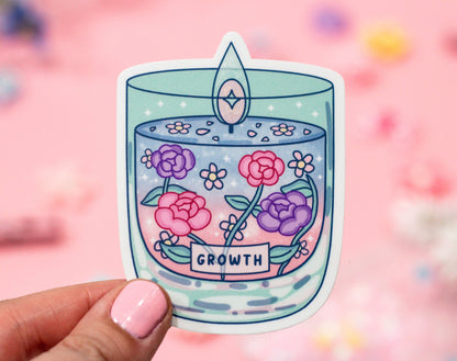 Affirmation Candle Sticker