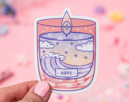 Affirmation Candle Sticker