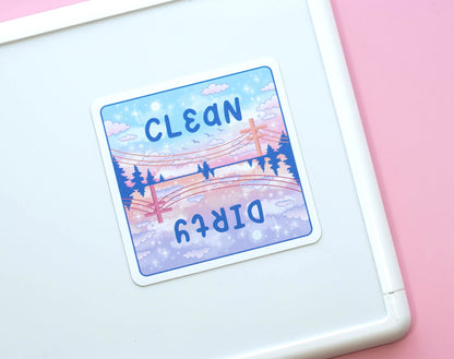 Day and Night Dishwasher Magnet