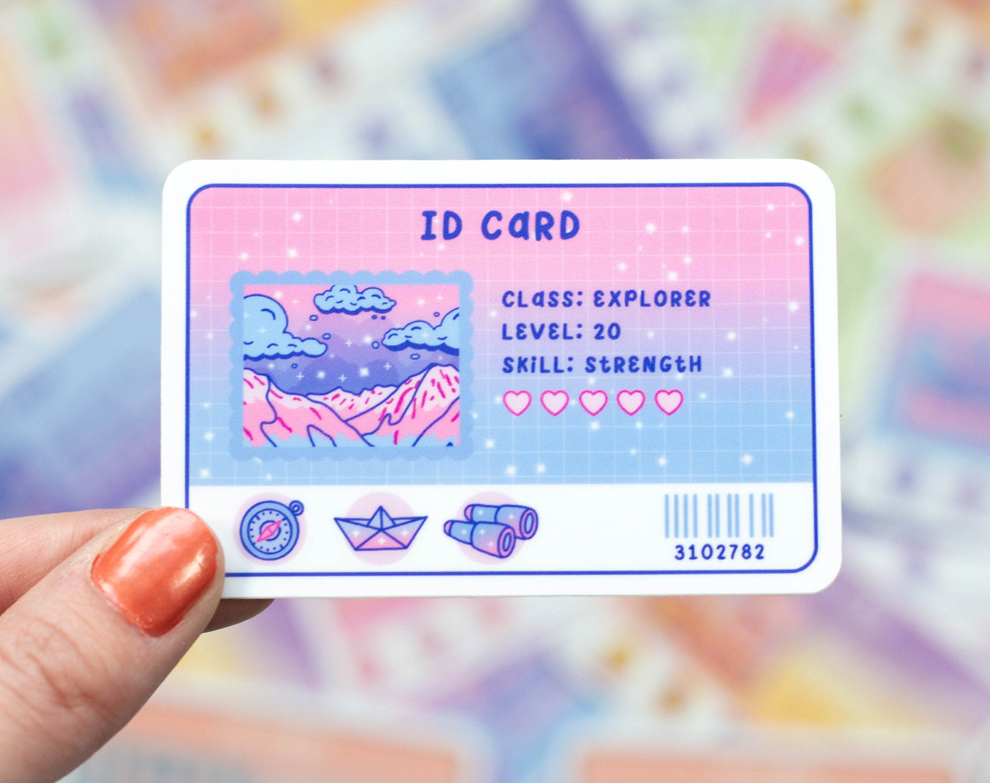 ID Card Sticker