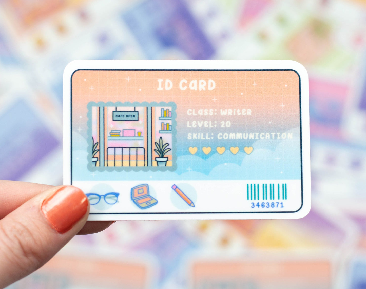 ID Card Sticker