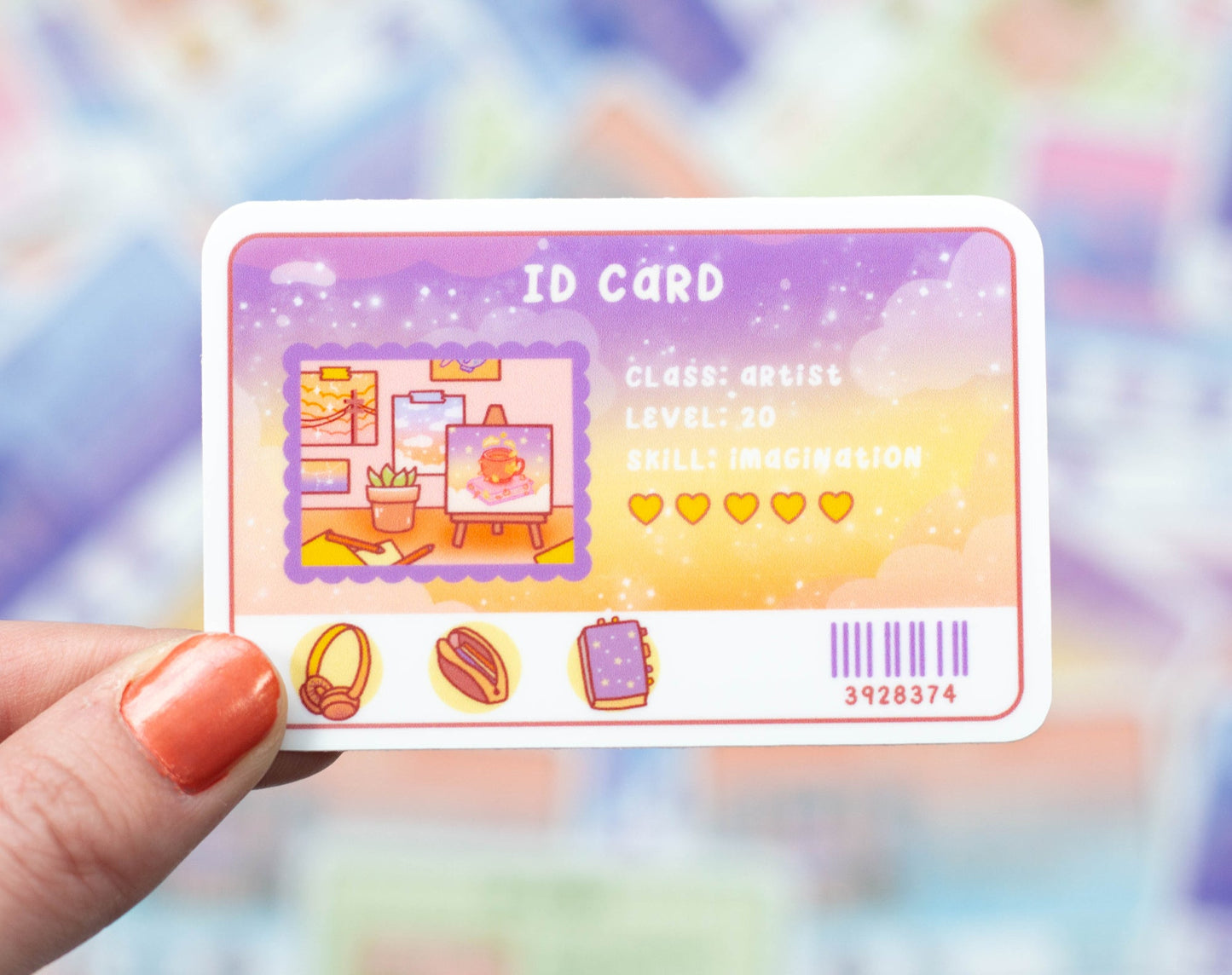ID Card Sticker