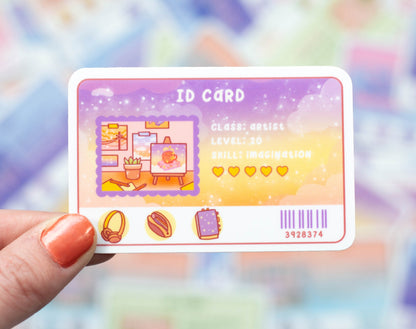 ID Card Sticker
