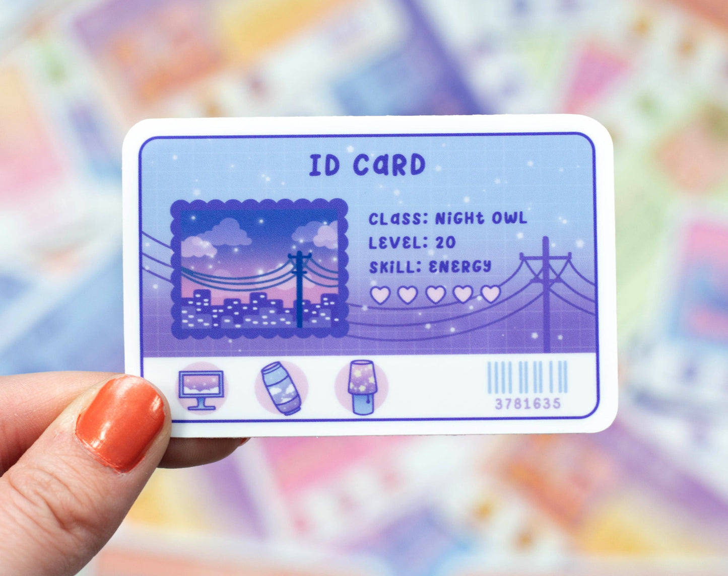 ID Card Sticker