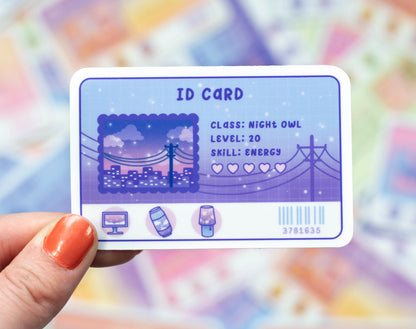 ID Card Sticker