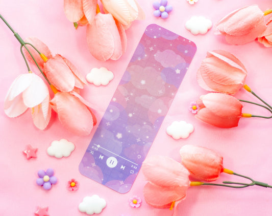 Sunset Music Player Bookmark