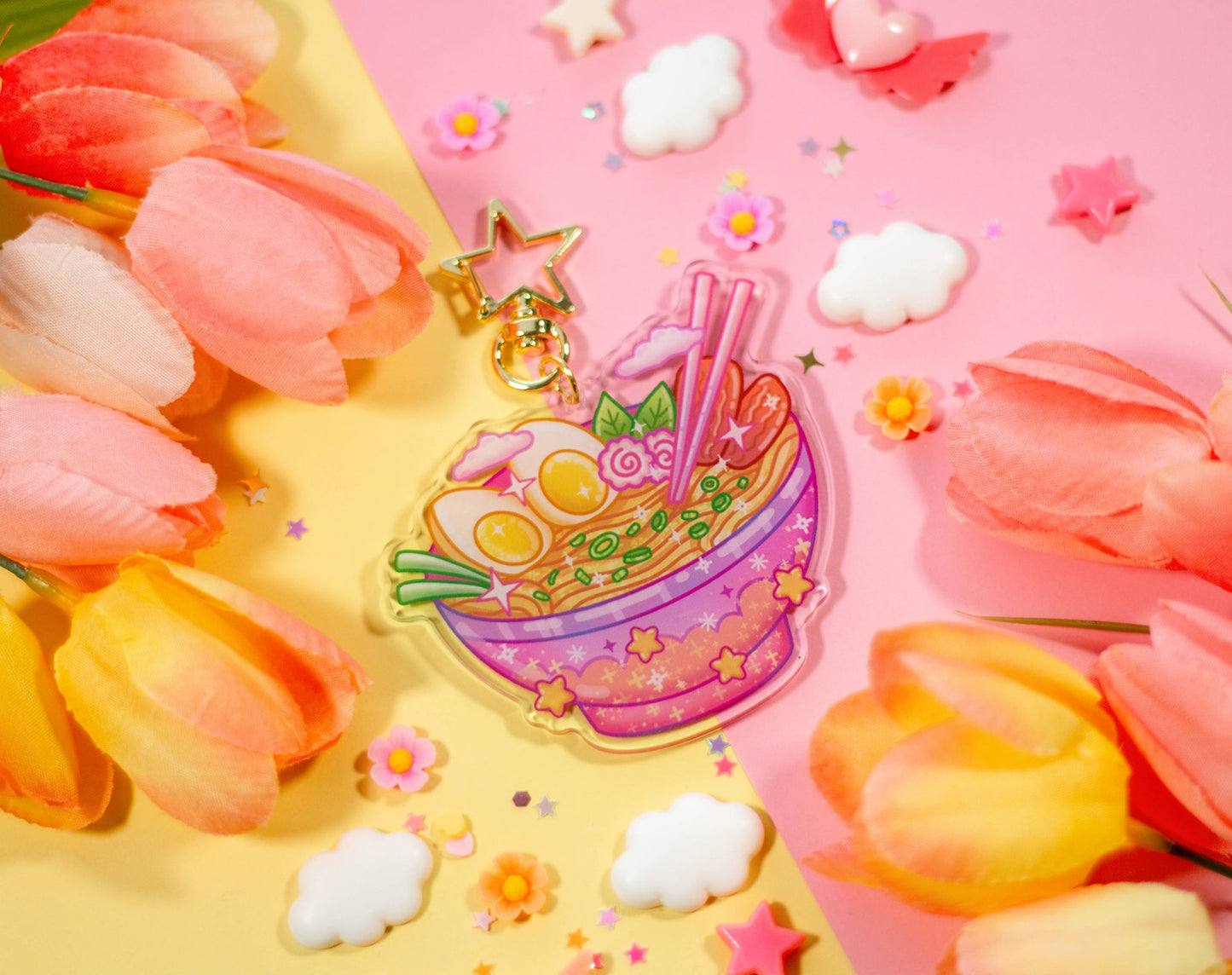 Ramen Bowl Keychain